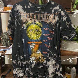 Metallica acid bleached band tee
